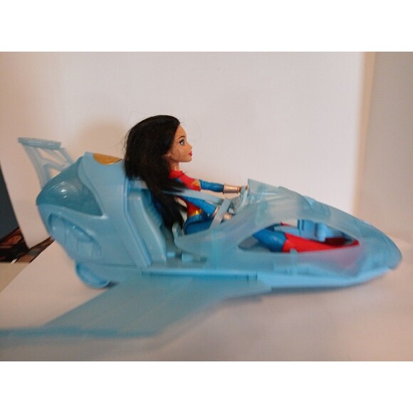 DC 12" Wonder Woman & 16"-20" Invisible Jet Plane Airplane Super Hero Girls 2016 - Picture 5 of 16